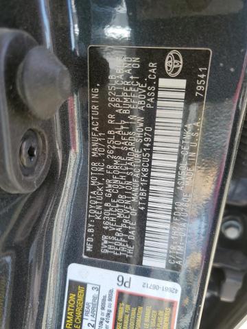2012 TOYOTA CAMRY BASE - 4T1BF1FK8CU514970