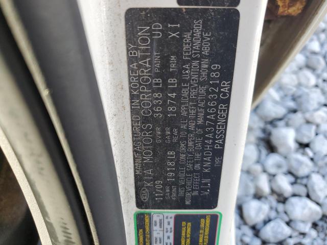 2010 KIA RIO LX - KNADH4A37A6632189