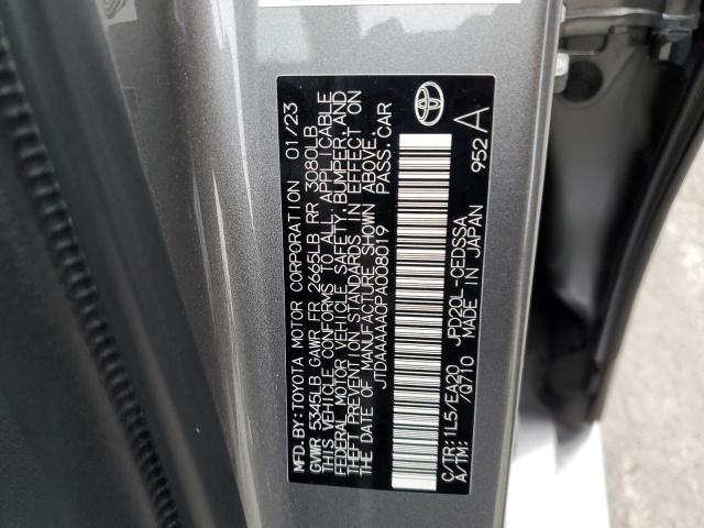 2023 TOYOTA MIRAI XLE JTDAAAAA0PA008019