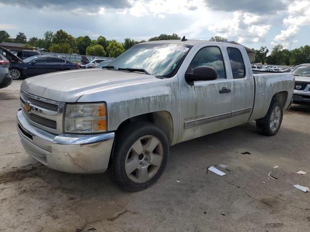 CHEVROLET SILVERADO 2012 silver  flexible fuel 1GCRCSE07CZ309886 photo #1