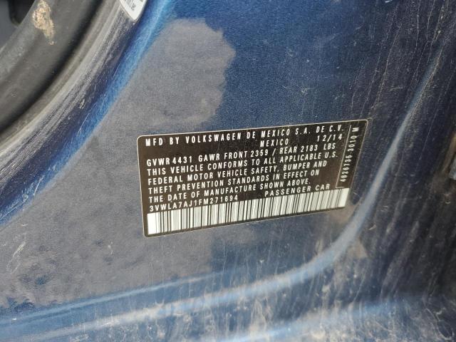 2015 VOLKSWAGEN JETTA TDI 3VWLA7AJ1FM271694