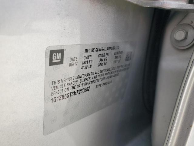 2017 CHEVROLET MALIBU LS - 1G1ZB5ST3HF280682