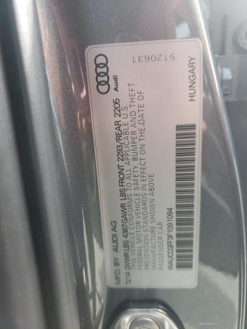 2015 AUDI A3 PREMIUM WAUCCGFF3F1091094