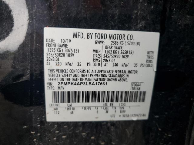 2020 FORD EDGE ST 2FMPK4AP3LBA17661