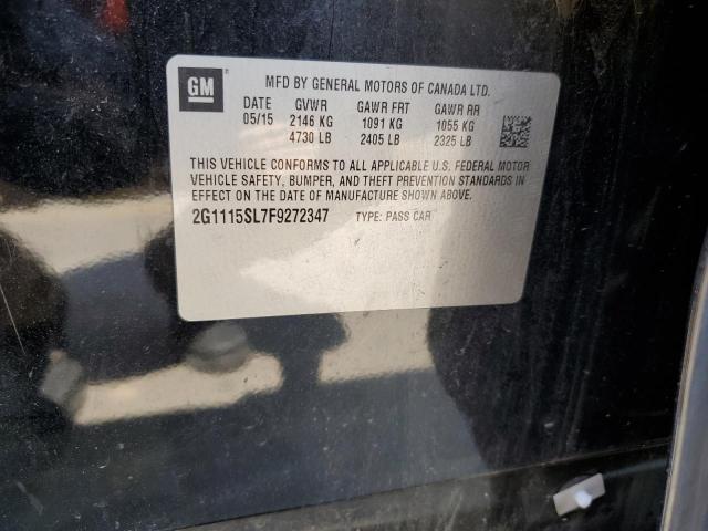 2015 CHEVROLET IMPALA LT - 2G1115SL7F9272347