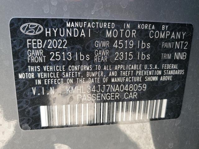 2022 HYUNDAI SONATA HYB #3274993725