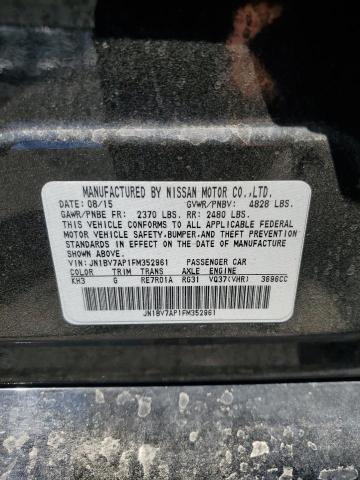 2015 INFINITI Q50 BASE - JN1BV7AP1FM352961