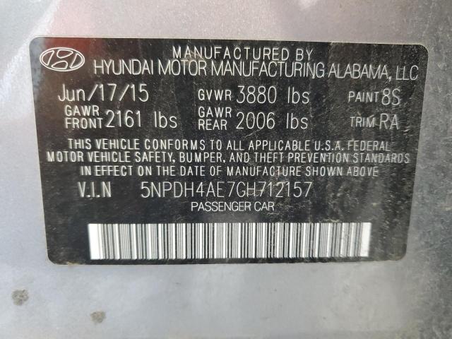 2016 HYUNDAI ELANTRA SE - 5NPDH4AE7GH712157