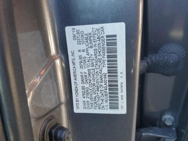 2020 ACURA TLX TECHNO 19UUB3F40LA001642