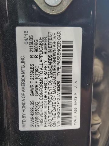 2018 HONDA ACCORD LX - 1HGCV1F1XJA163420