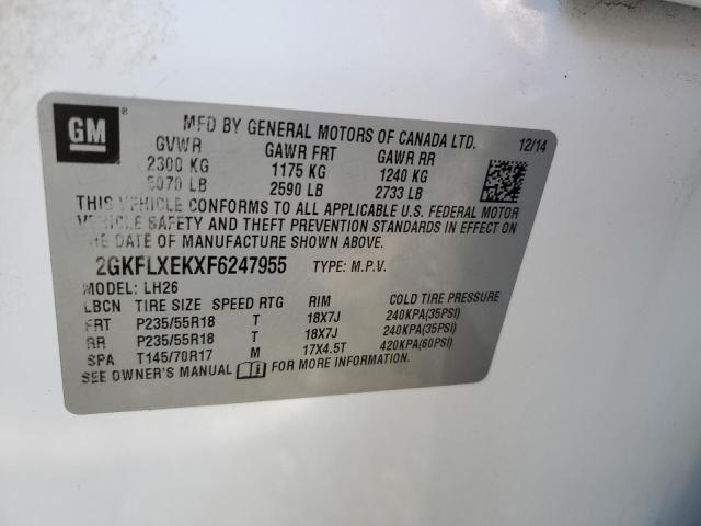 2015 GMC TERRAIN SL 2GKFLXEKXF6247955