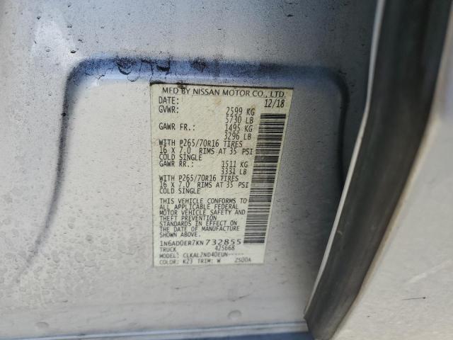 2019 NISSAN FRONTIER S - 1N6AD0ER7KN732855