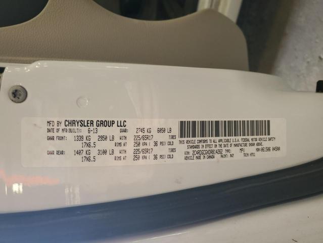2013 DODGE GRAND CARA - 2C4RDGCGXDR814262