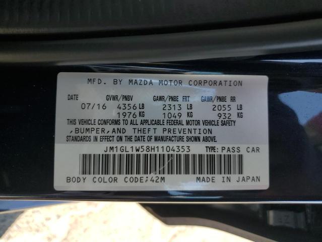 2017 MAZDA 6 GRAND TO - JM1GL1W58H1104353
