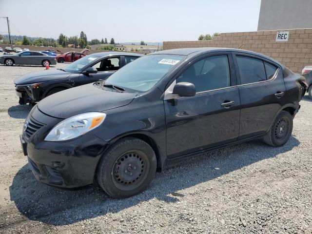 NISSAN VERSA S 2014 black  gas 3N1CN7AP2EL863835 photo #1