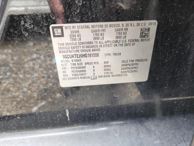 2017 CHEVROLET SILVERADO - 3GCUKTEJ9HG181556