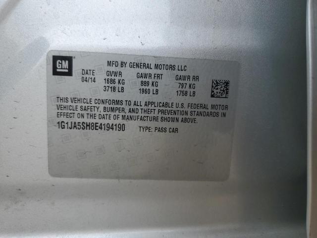 2014 CHEVROLET SONIC LS - 1G1JA5SH8E4194190