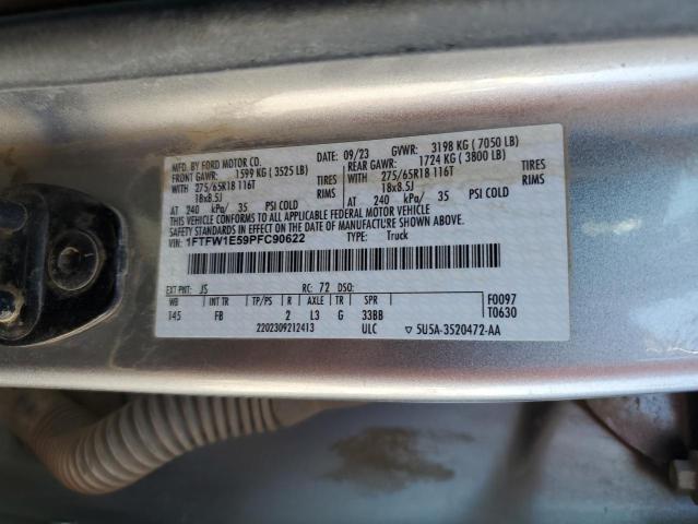 2023 FORD F150 SUPER - 1FTFW1E59PFC90622