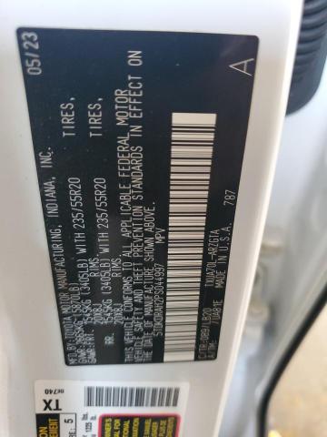2023 TOYOTA HIGHLANDER 5TDKDRAH2PS044997