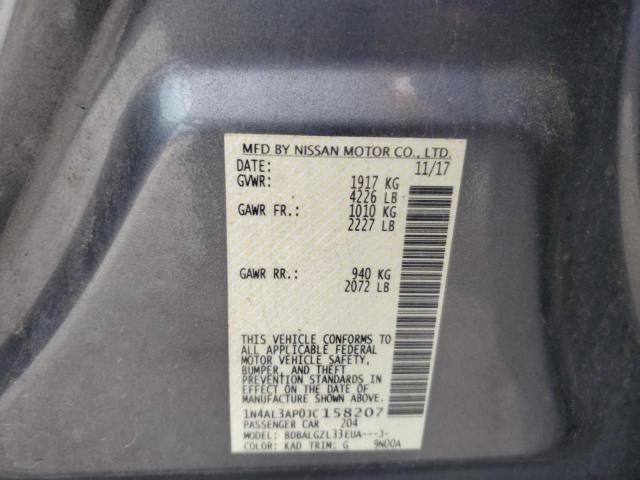 2018 NISSAN ALTIMA 2.5 1N4AL3AP0JC158207