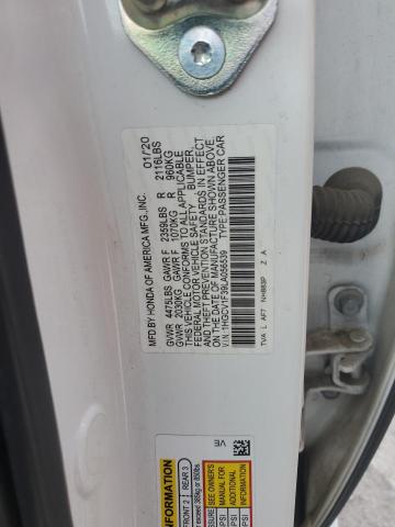 2020 HONDA ACCORD SPORT - 1HGCV1F39LA056539