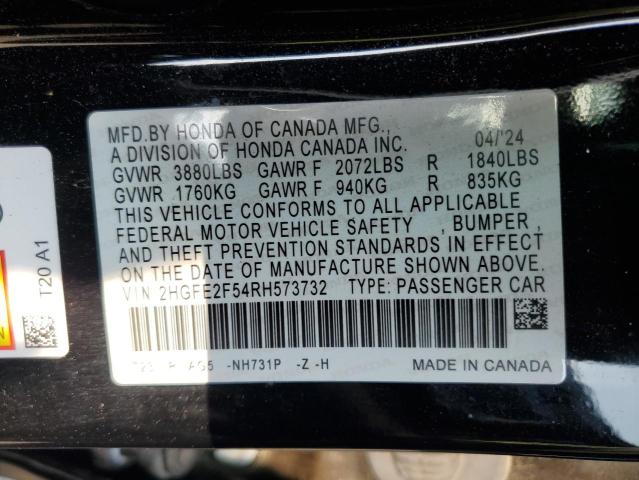 2024 HONDA CIVIC SPOR 2HGFE2F54RH573732