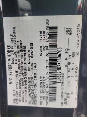2019 LINCOLN CONTINENTA 1LN6L9HK2K5606705