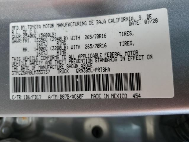 2020 TOYOTA TACOMA DOU 3TMCZ5AN0LM353737