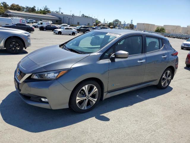 NISSAN LEAF S 2018 gray  electric 1N4AZ1CP7JC306403 photo #1