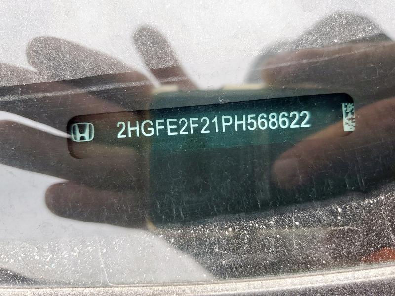 2023 HONDA CIVIC LX 2HGFE2F21PH568622