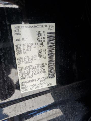 2023 NISSAN TITAN SV 1N6AA1ED6PN107213