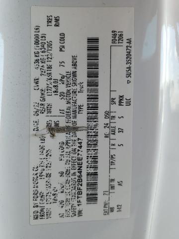 2022 FORD F250 SUPER 1FTBF2B64NEE77447