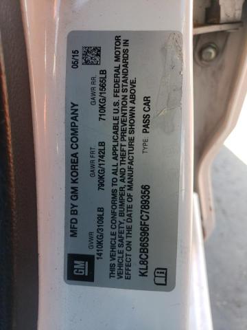 2015 CHEVROLET SPARK LS KL8CB6S96FC789356