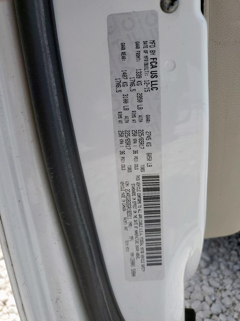 2016 DODGE GRAND CARA 2C4RDGBG5GR182311