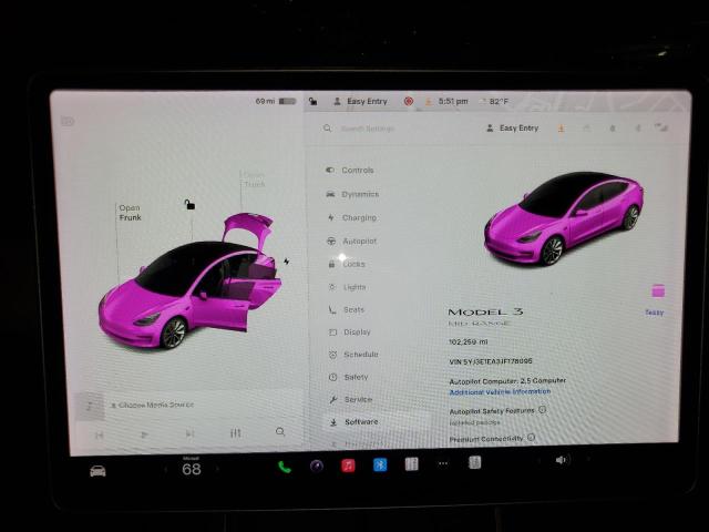 2018 TESLA MODEL 3 5YJ3E1EA3JF176095