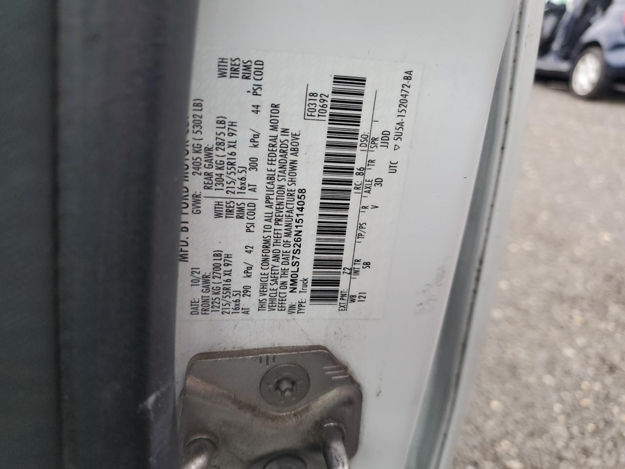 FORD TRANSIT CONNECT XL