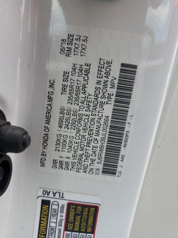 2018 HONDA CR-V LX 5J6RW5H39JL002664