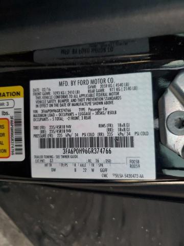 2016 FORD FUSION SE 3FA6P0H96GR374766