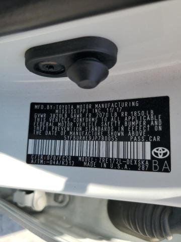 2018 TOYOTA COROLLA L - 5YFBURHE9JP780055