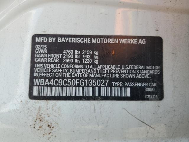 2015 BMW 428 XI GRA WBA4C9C50FG135027