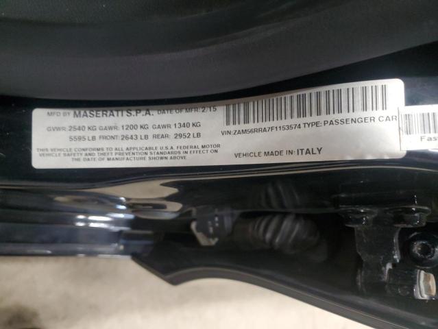 2015 MASERATI QUATTROPOR ZAM56RRA7F1153574