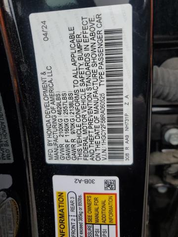 2024 HONDA ACCORD HYBRID SPORT 1HGCY2F58RA060525