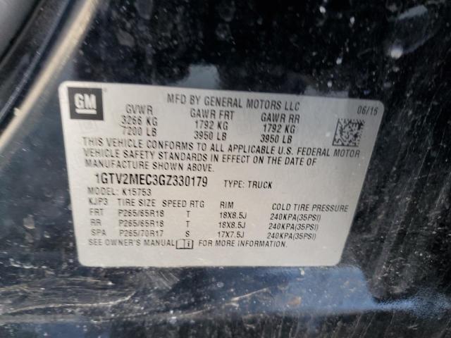 2016 GMC SIERRA K15 1GTV2MEC3GZ330179