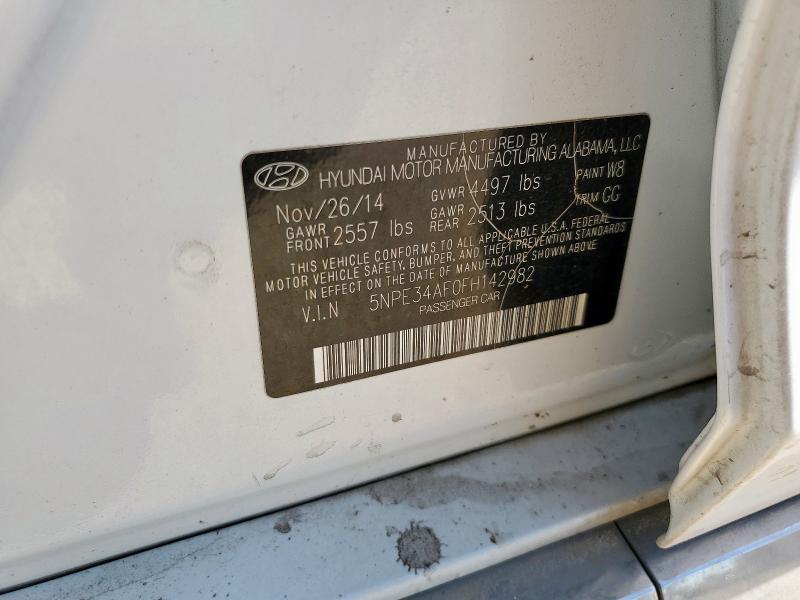 2015 HYUNDAI SONATA SPO 5NPE34AF0FH142982