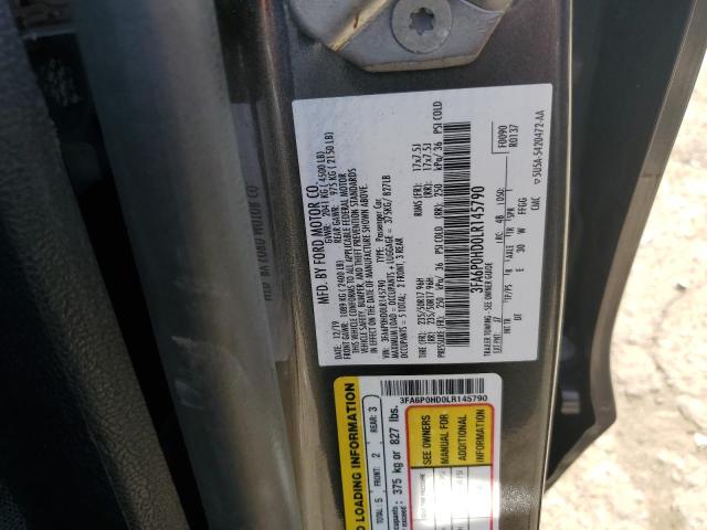 2020 FORD FUSION SE - 3FA6P0HD0LR145790