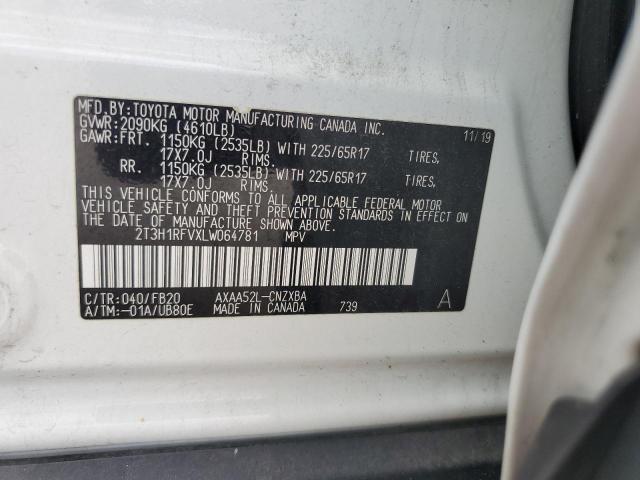 2020 TOYOTA RAV4 LE - 2T3H1RFVXLW064781
