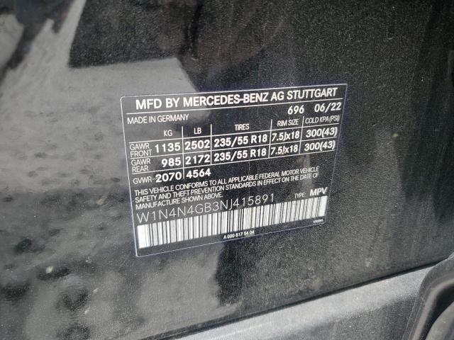 2022 MERCEDES-BENZ GLA 250 W1N4N4GB3NJ415891