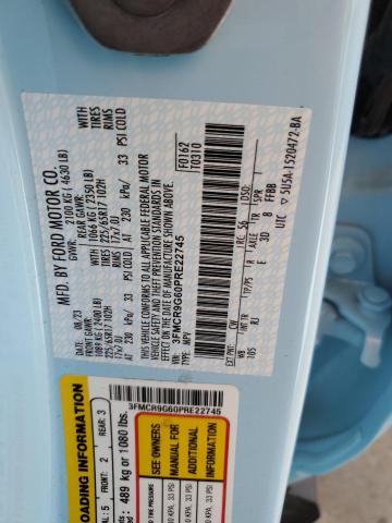 2023 FORD BRONCO SPO 3FMCR9G60PRE22745