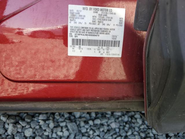2017 FORD EDGE SEL 2FMPK4J96HBB89479