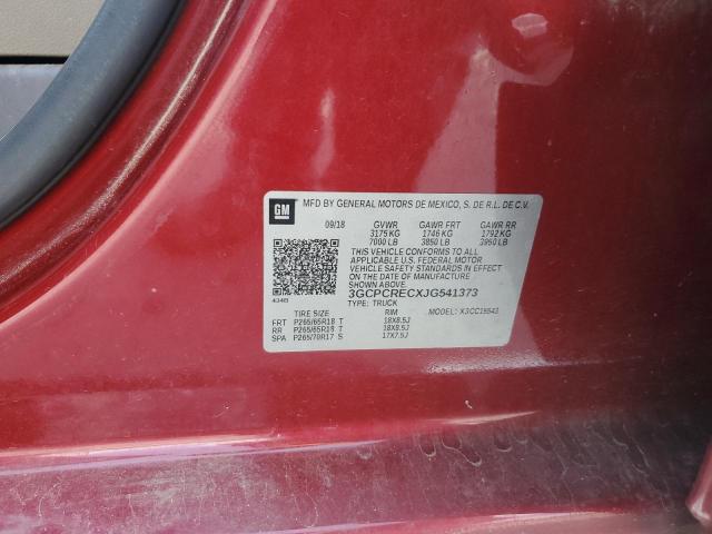 2018 CHEVROLET SILVERADO C1500 LT 3GCPCRECXJG541373